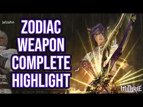 FFXIV 2.55 0577 Stream Highlight: Zodiac Weapon Complete