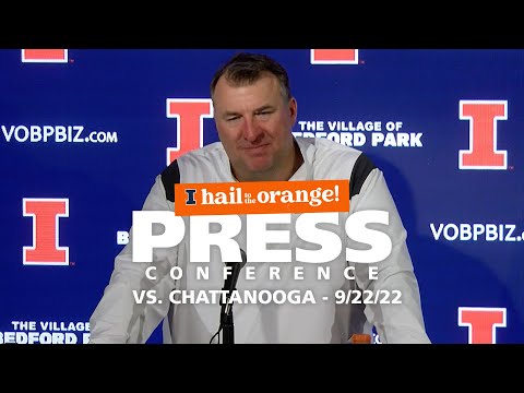 Illini Football | Coach Bielema Press Conference vs. UTC 9/22/22