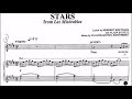 Stars from Les Misérables in E Major- C. Schönberg- Piano Accompaniment/ Instrumental/ Karaoke