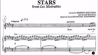 Stars from Les Misérables in E Major- C. Schönberg- Piano Accompaniment/ Instrumental/ Karaoke