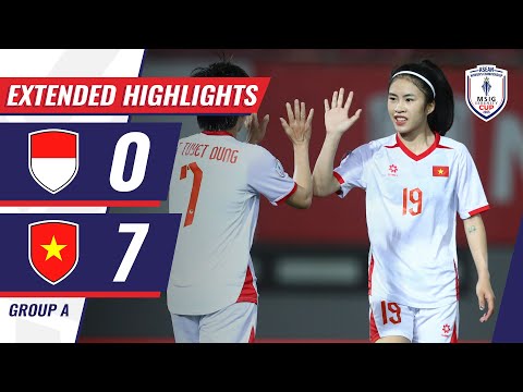 EXTENDED HIGHLIGHTS | 🇮🇩 INDONESIA 0-7 VIETNAM 🇻🇳 | #MSIGSerenityCup2025