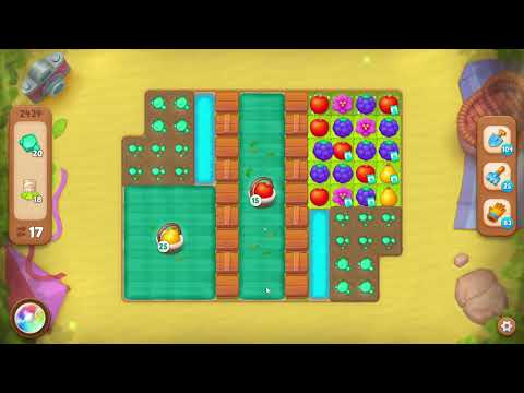 Gardenscapes 2439 Level - 17 moves - NO BooSTERS