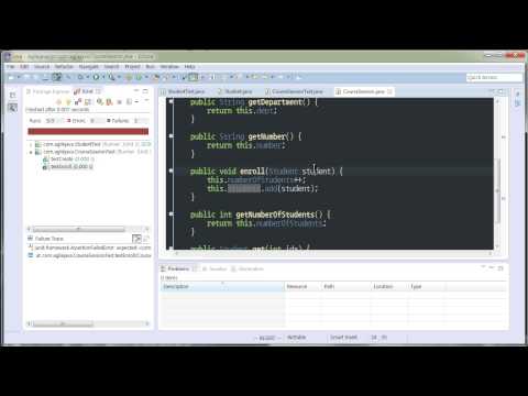 Agile Java Lesson 2 2 Learning Java With Eclipse Junit Tdd