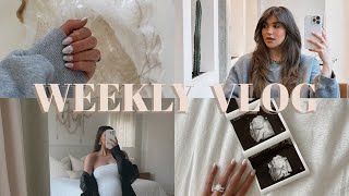 WEEKLY VLOG | house design meeting, baby appointment & new haircut