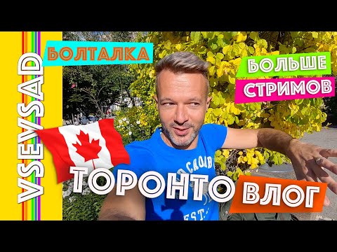 Про стримы, про Канаду, вопрос-ответ и осень в Торонто | ВЛОГ болталка