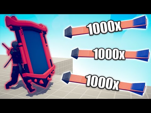CYBERPUNK MIRROR SHIELD vs 1000x OVERPOWERED - TABS | Totally Accurate Battle Simulator 2023