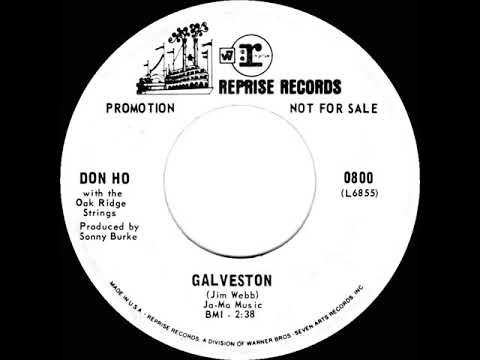 1st RECORDING OF: Galveston - Don Ho (1968)