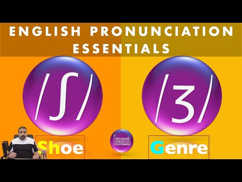 The /ʃ/ & /ʒ/ sounds in English pronunciation