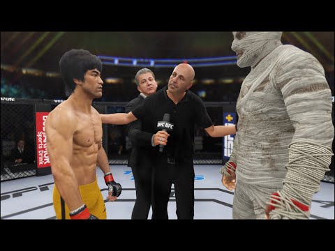 Scary Mummy vs. Bruce Lee - EA Sports UFC 4 - Dragon Fights 🔥🐲