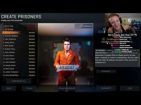 Prison Simulator ep 1 Joe Bartolozzi