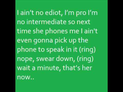 Professor Green ft. Ed Drewett - I need you tonight (with lyrics on screen)
