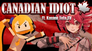【Kasane Teto】Canadian Idiot - "Weird Al" Yankovic【SynthV Cover】