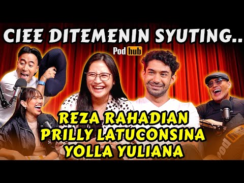PERHATIKAN DETIK2 REZA RAHADIAN KRAM PERUT DI PODHUB‼️🤣 PRILLY, YOLLA - Vidi Aldiano - podhub