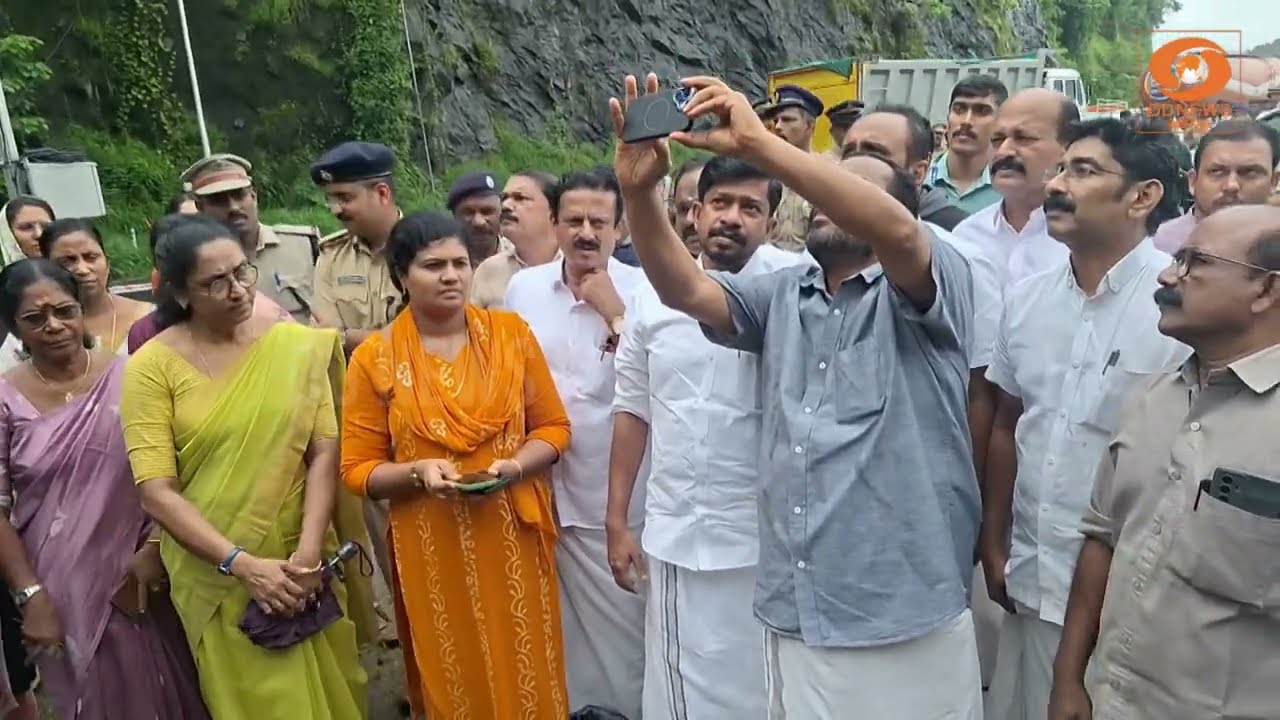 കുതിരാൻ തുരങ്കത്തിന് മുകളിൽ മണ്ണിടിച്ചിൽ; സ്ഥലം സന?