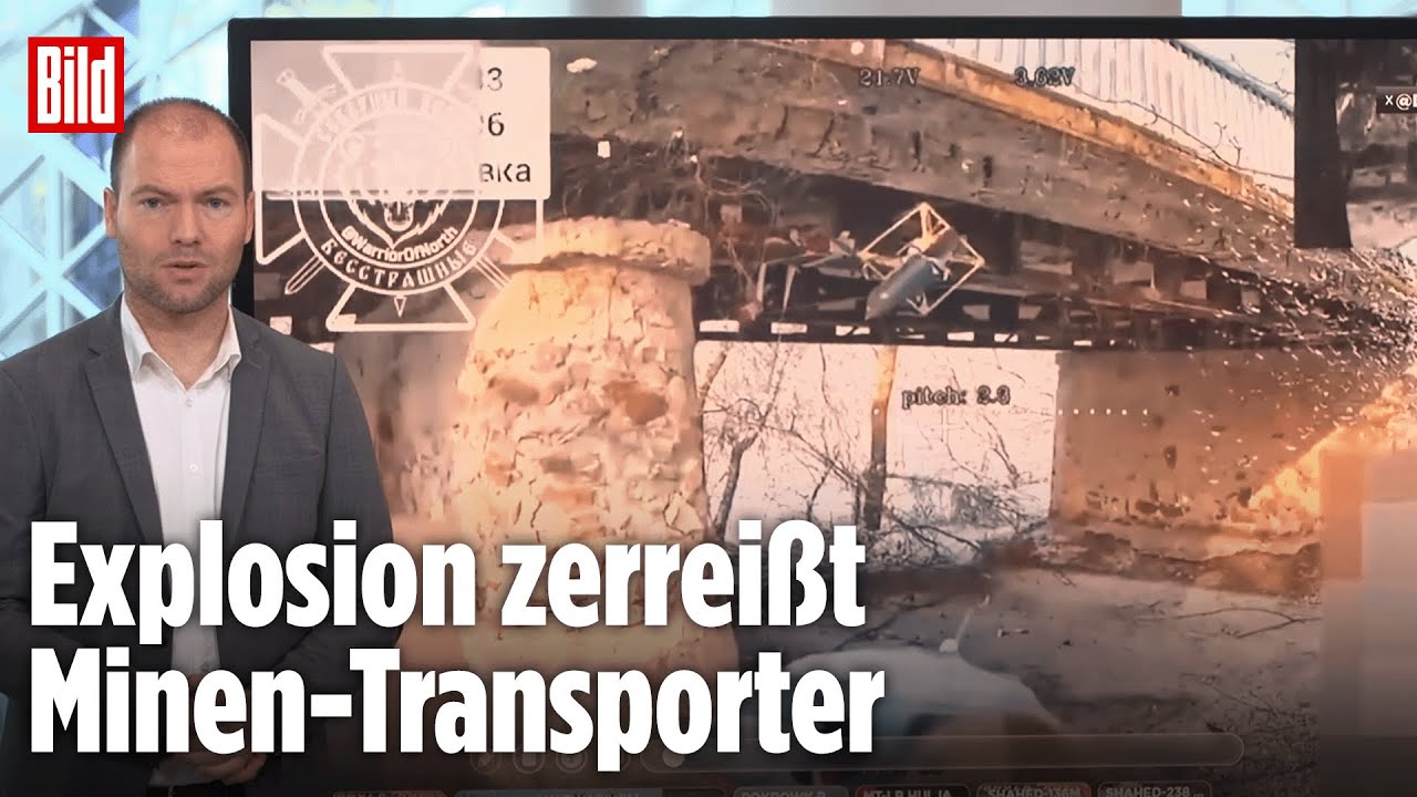 Russische Hightech-Drohne trifft US-Raketensystem | BILD-Lagezentrum