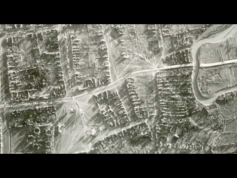 Фотография сделанная с самолета в 1942 году город Зеленокумск.