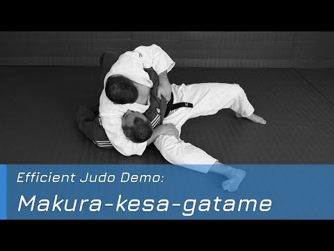 Makura-kesa-gatame - Demo — judo technique demonstration