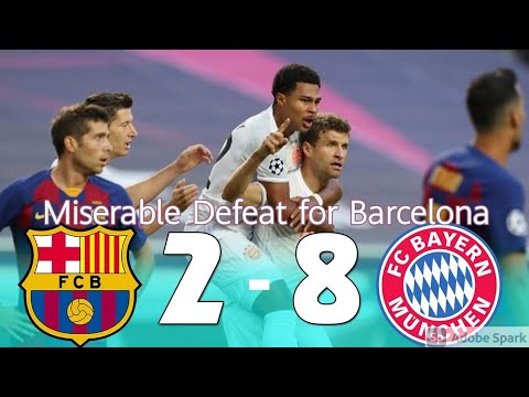 Barcelona VS Bayern Munchen 2-8 | Extended Highlights & All Goals