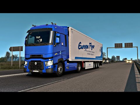 ETS2 1.39 - ProMods 2.51 - Renault Range T 480 - Trip: Nis - Elbasan