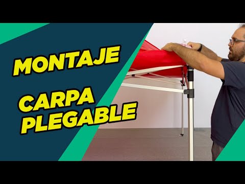 Ejemplo de montaje de carpa personalizada