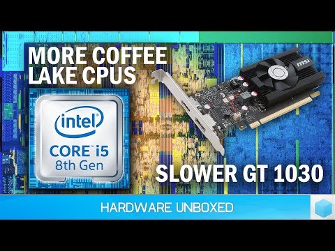 News Corner | New Coffee Lake CPUs, Slower GT 1030, Apple Making a CPU