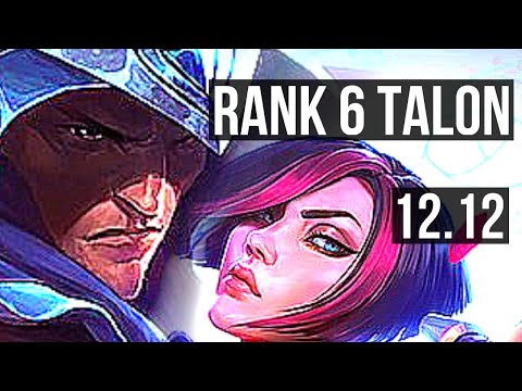 TALON vs FIORA (TOP) | 10/1/4, Rank 6 Talon, 900+ games, 1.3M mastery | EUW Challenger | 12.12