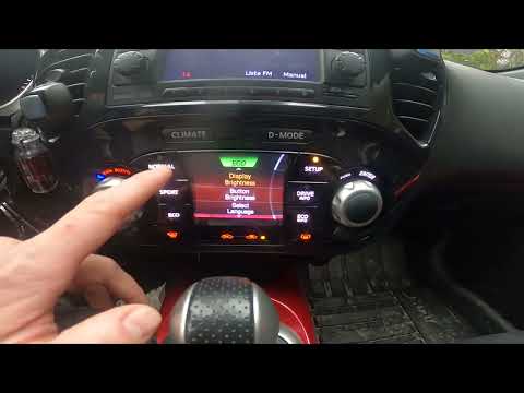 How to Enter and Manage Driving Mode Settings in Nissan Juke ( 2010 - 2019 )