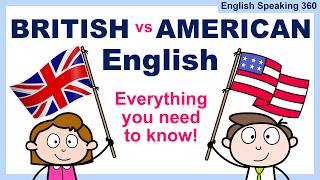 BRITISH vs AMERICAN English Explained! | US vs UK English Differences for ESL Students