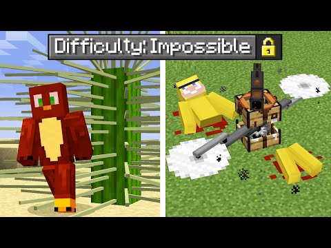 We Attempted to Beat Impossible Minecraft..