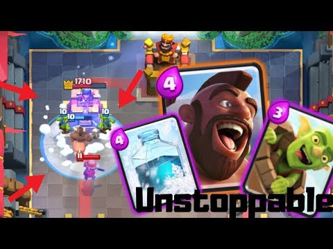 Clash Royale- Best Hog Freeze Cycle Deck!!