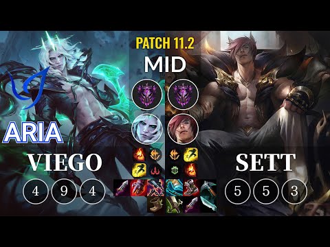 CGA Aria Viego vs Sett Mid - KR Patch 11.2