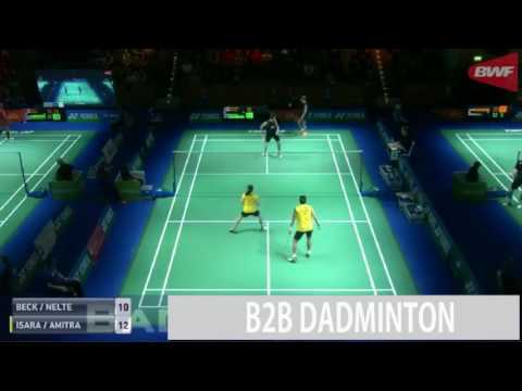 Badminton 2017 German Open R16  Raphael BECK Carla NELTE vs Bodin ISARA Savitree AMITRAPAI