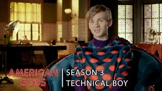 Tech Boy Interview with Bruce Langley | American Gods - Season 3 video