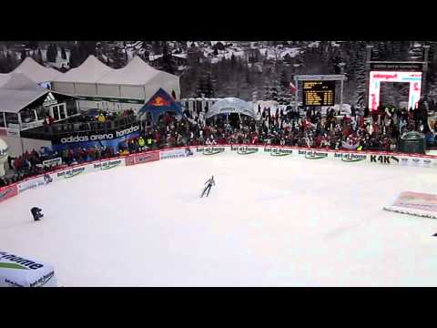 Gregor Schlierenzauer is jumping in Harrachov WC 2013