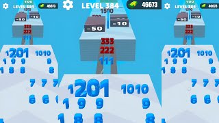 Merge Master Number Run unlimited aura of satisfying score making ASMR gameplay run