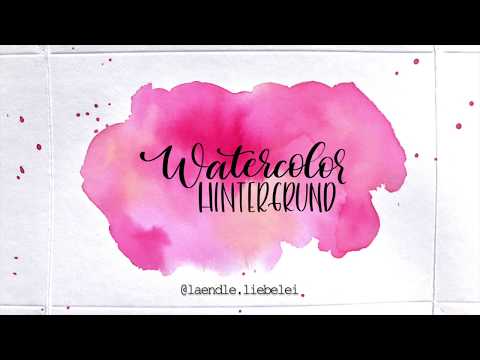 Watercolor Hintergrund mit TALENS Ecoline Wasserfarben