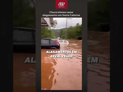 Giro pelo Estado em alguns pontos de alagamentos. Imagens de Ibiam/ Erval Velho/ Concórdia. #shorts