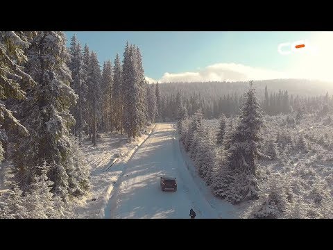 Transalpina iarna si accident drona : Oaşa - Obârşia Lotrului  drona CEL.ro