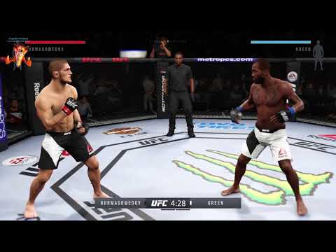 UFC KHABIB NURMAGOMEDOV VS BOBBY GREEN 11/01/18 (ps4 pro)