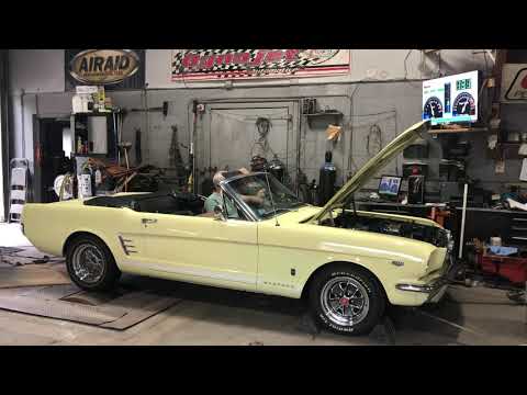 66 Mustang 289 Dyno pull1
