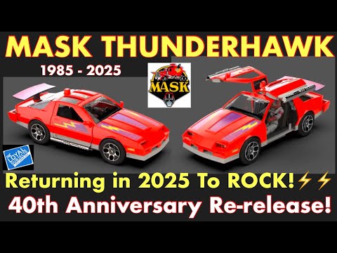 THE M.A.S.K. THUNDERHAWK…..BACK IN 2025 TO ROCK! New Images & Updates! 40th Anniversary Release!