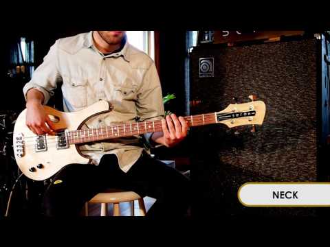 Serek Basses Sacramento 2017 - 34" Scale, Solid Body, Natural Mahogany image 9