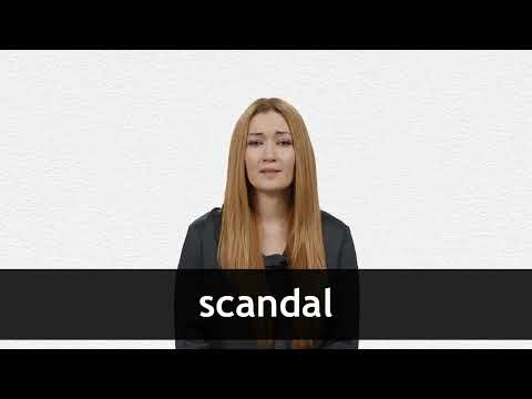 SCANDAL definition and meaning | Collins English Dictionary