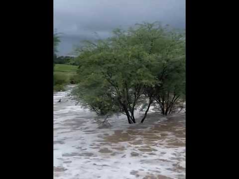 Cheia no Rio em Candiba-BA