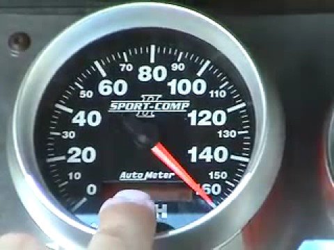 Auto meter programmable electric speedometer