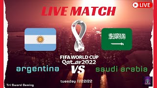 World Cup 2022 Argentina vs Saudi Arabia live match Qatar