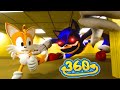 Sonic.EXE eat Tails POV Backrooms Animation 360°