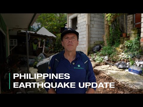 Erdbeben Update aus den Philippinen | #ShelterBox #Katastrophenhilfe