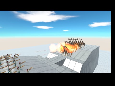 [Roaring Sound] | Crossbow Aneko vs Animal unit | Animal Revolt Battle Simulator