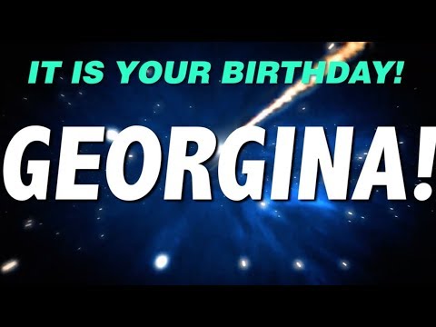 HAPPY BIRTHDAY GEORGINA! This is your gift.